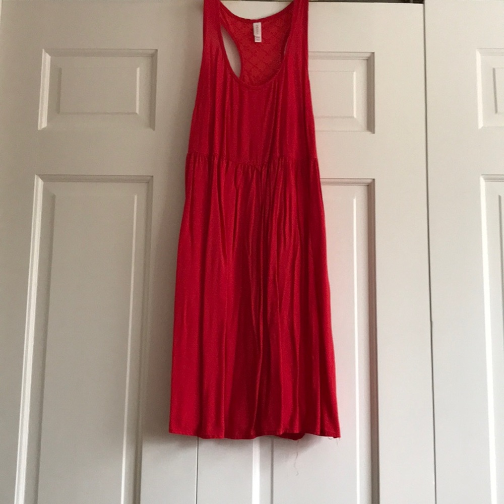 Red dress